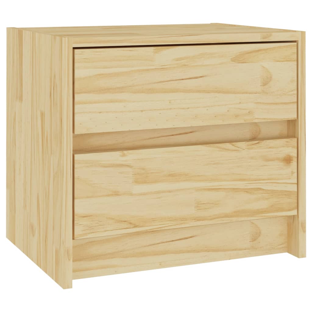 Bedside Cabinet 40x30.5x35.5 cm Solid Pine Wood