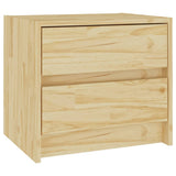 Bedside Cabinet 40x30.5x35.5 cm Solid Pine Wood