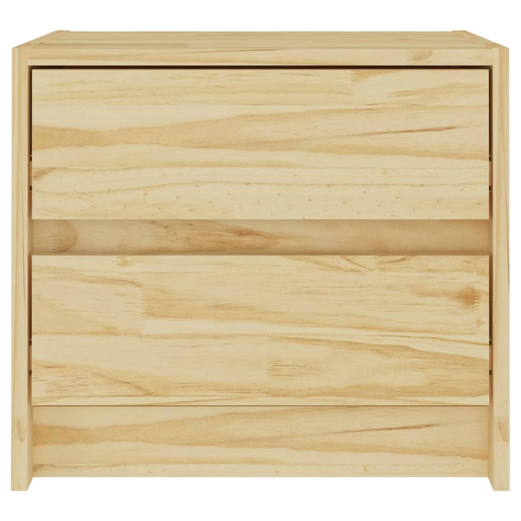 Bedside Cabinet 40x30.5x35.5 cm Solid Pine Wood