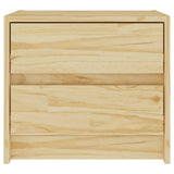 Bedside Cabinet 40x30.5x35.5 cm Solid Pine Wood - Top-Down View