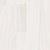 Bedside Cabinets 2 pcs White 40x30.5x35.5 cm Solid Pine Wood - Rear View