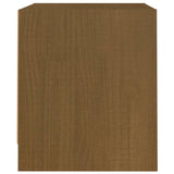 Bedside Cabinet Honey Brown 40x30.5x35.5 cm Solid Pine Wood - 45-Degree Angle