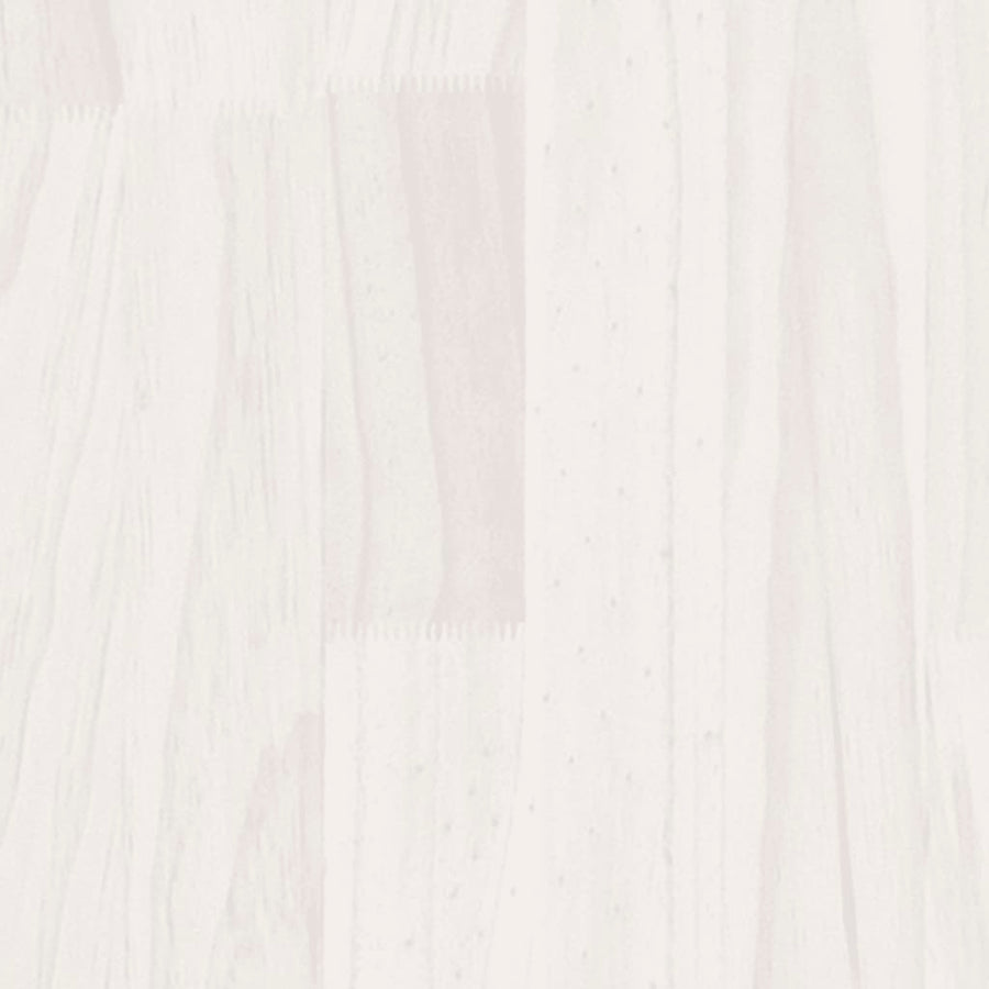 Bedside Cabinets 2 pcs White 40x29.5x64 cm Solid Pine Wood