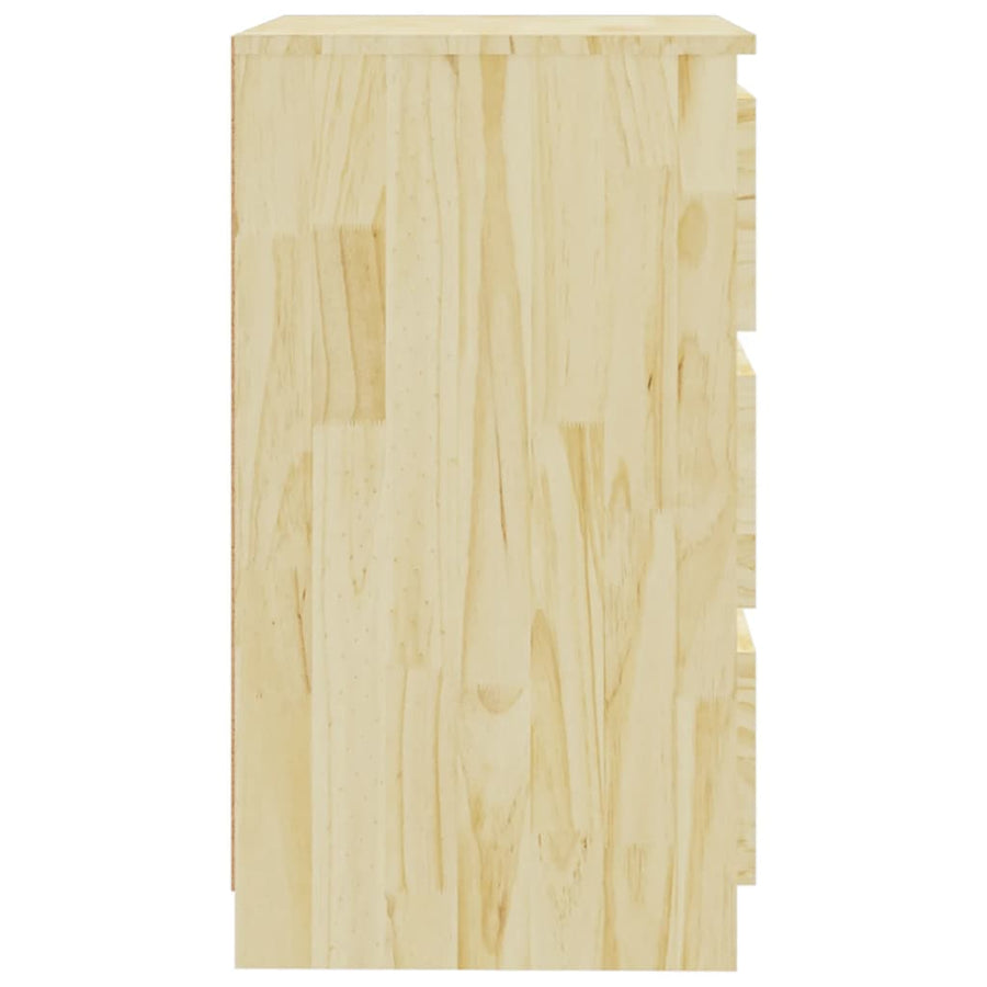 Bedside Cabinet 60x36x64 cm Solid Pinewood