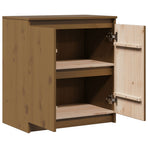 Side Cabinet Honey Brown 60x36x65 cm Solid Pinewood