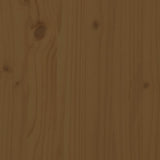 Side Cabinet Honey Brown 60x36x65 cm Solid Pinewood