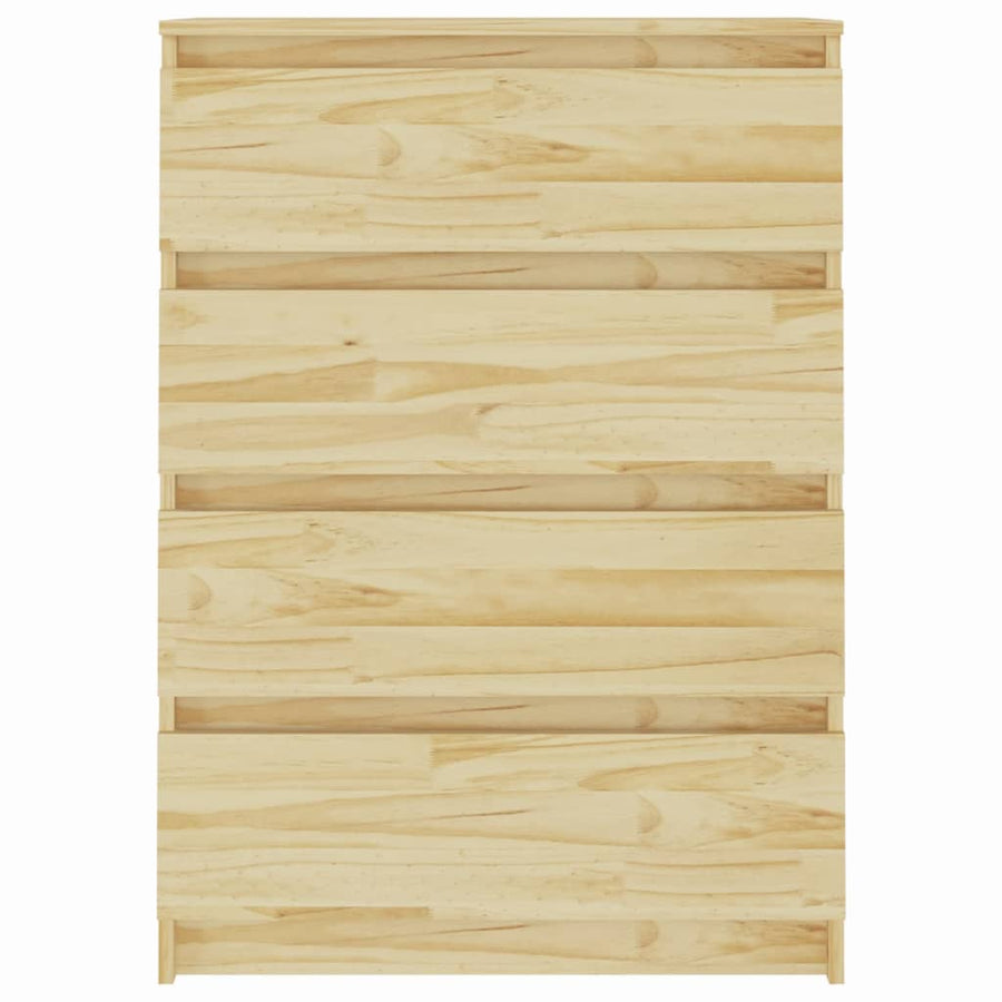 Side Cabinet 60x36x84 cm Solid Pinewood
