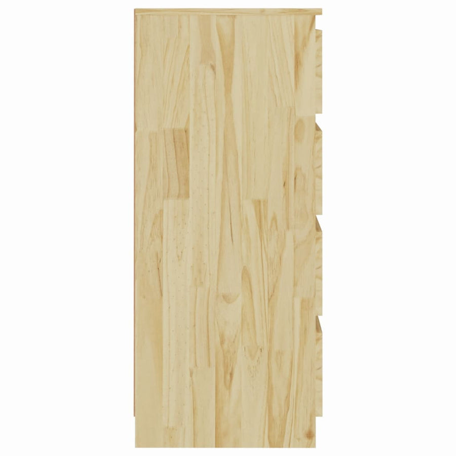Side Cabinet 60x36x84 cm Solid Pinewood