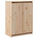 Sideboard 60x36x84 cm Solid Pinewood - Front View