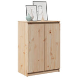 Sideboard 60x36x84 cm Solid Pinewood - Top-Down View