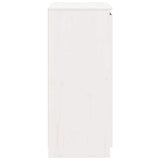 Sideboard White 60x36x84 cm Solid Pinewood