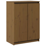 Sideboard Honey Brown 60x36x84 cm Solid Pinewood - Front View