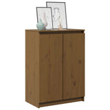Sideboard Honey Brown 60x36x84 cm Solid Pinewood - Top-Down View