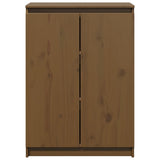 Sideboard Honey Brown 60x36x84 cm Solid Pinewood - 45-Degree Angle