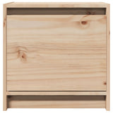 Bedside Cabinets 2 pcs 40x30.5x40 cm Solid Pinewood - Side View