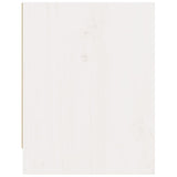 Bedside Cabinet White 40x30.5x40 cm Solid Pinewood