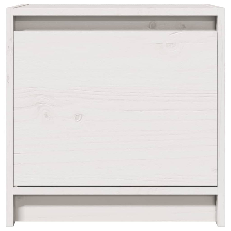 Bedside Cabinets 2 pcs White 40x30.5x40 cm Solid Pinewood
