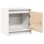 Bedside Cabinets 2 pcs White 40x30.5x40 cm Solid Pinewood