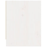 Bedside Cabinets 2 pcs White 40x30.5x40 cm Solid Pinewood