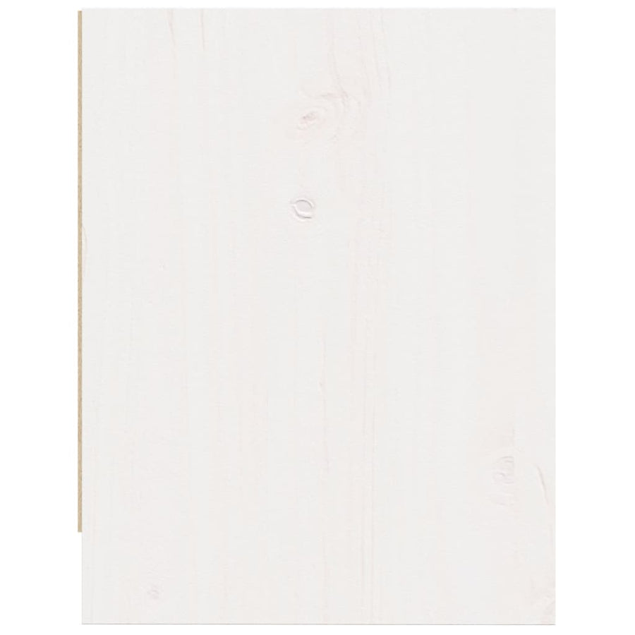 Bedside Cabinets 2 pcs White 40x30.5x40 cm Solid Pinewood