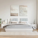 Bedside Cabinets 2 pcs White 40x30.5x40 cm Solid Pinewood
