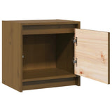 Bedside Cabinet Honey Brown 40x30.5x40 cm Solid Pinewood