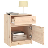 Bedside Cabinets 2 pcs 40x31x50 cm Solid Pinewood - 45-Degree Angle