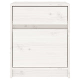 Bedside Cabinets 2 pcs White 40x31x50 cm Solid Pinewood