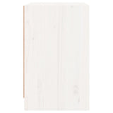 Bedside Cabinets 2 pcs White 40x31x50 cm Solid Pinewood