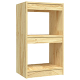 Book Cabinet 40x30x71.5 cm Solid Pinewood - Front View