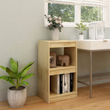 Book Cabinet 40x30x71.5 cm Solid Pinewood - Side View