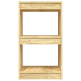 Book Cabinet 40x30x71.5 cm Solid Pinewood - 45-Degree Angle