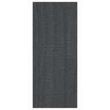 Book Cabinet Grey 40x30x71.5 cm Solid Pinewood - Rear View