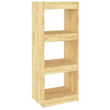 Book Cabinet/Room Divider 40x30x103.5 cm Solid Pinewood - Front View