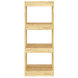 Book Cabinet/Room Divider 40x30x103.5 cm Solid Pinewood - 45-Degree Angle