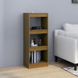 Book Cabinet/Room Divider Honey Brown 40x30x103.5 cm Pinewood