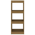 Book Cabinet/Room Divider Honey Brown 40x30x103.5 cm Pinewood