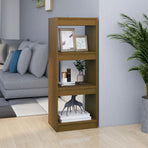 Book Cabinet/Room Divider Honey Brown 40x30x103.5 cm Pinewood