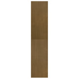 Book Cabinet Room Divider Honey Brown 40x30x135.5 cm Pinewood - Rear View