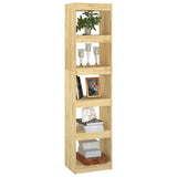 Book Cabinet/Room Divider 40x30x167.5 cm Solid Pinewood - Top-Down View