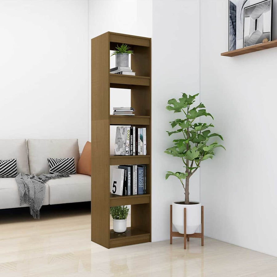 Book Cabinet/Room Divider Honey Brown 40x30x167.5 cm