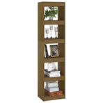 Book Cabinet/Room Divider Honey Brown 40x30x167.5 cm