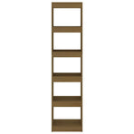 Book Cabinet/Room Divider Honey Brown 40x30x167.5 cm
