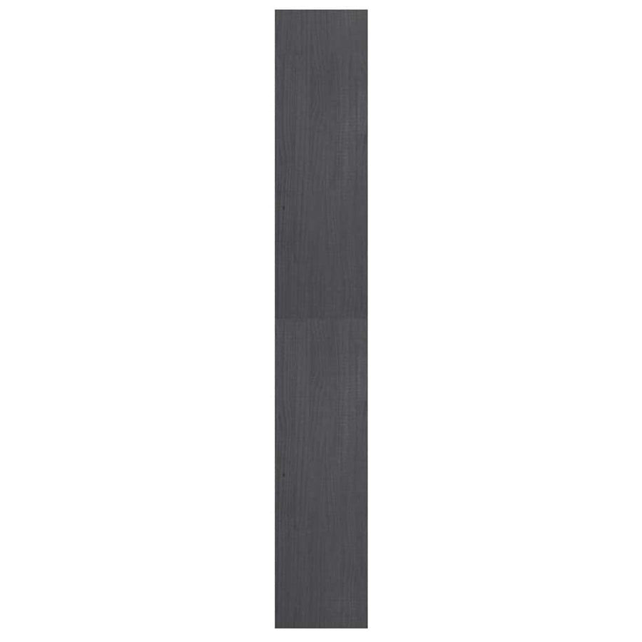 Book Cabinet/Room Divider Grey 40x30x199 cm Solid Pinewood
