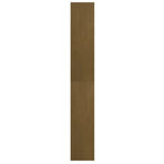 Book Cabinet/Room Divider Honey Brown Solid Pinewood