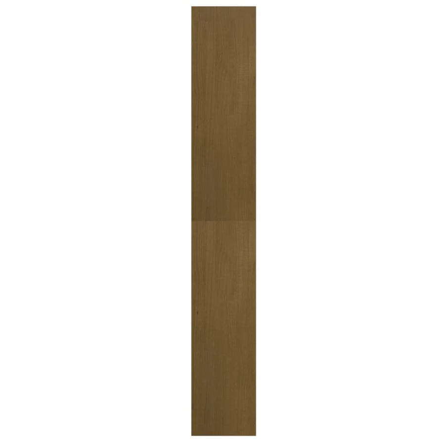 Book Cabinet/Room Divider Honey Brown Solid Pinewood