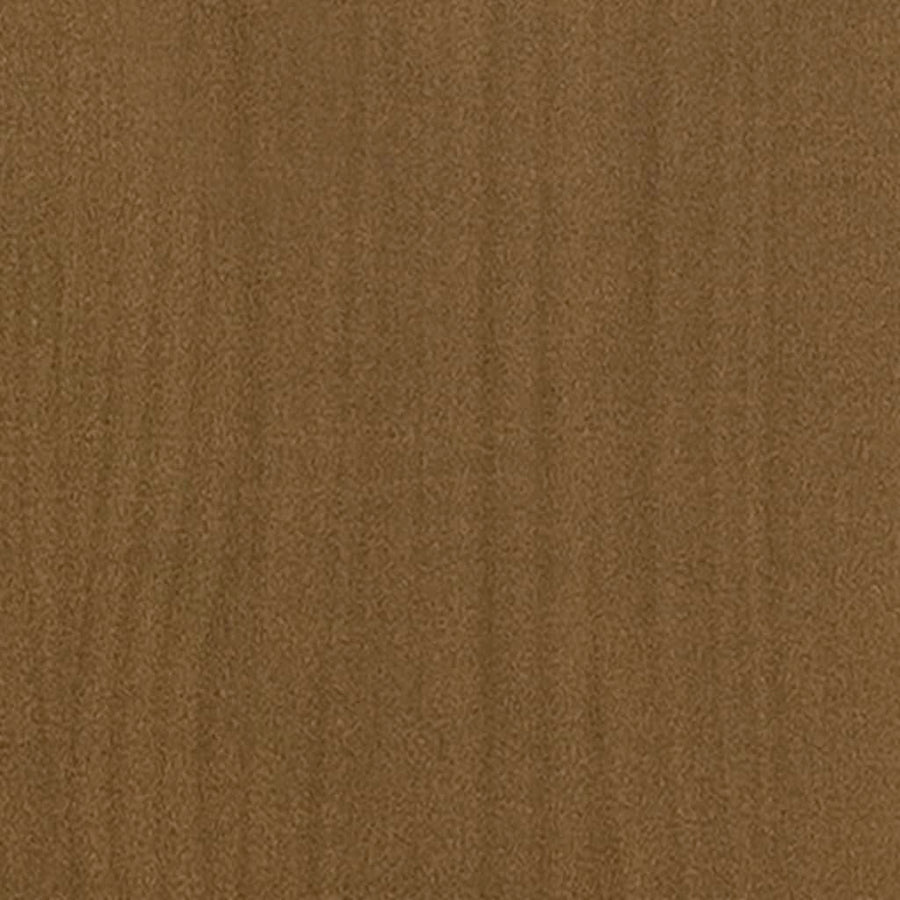 Book Cabinet/Room Divider Honey Brown Solid Pinewood