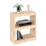 Book Cabinet/Room Divider 60x30x71.5 cm Solid Wood Pine - Top-Down View