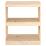 Book Cabinet/Room Divider 60x30x71.5 cm Solid Wood Pine