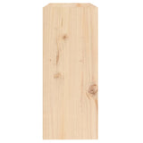 Book Cabinet/Room Divider 60x30x71.5 cm Solid Wood Pine - Rear View